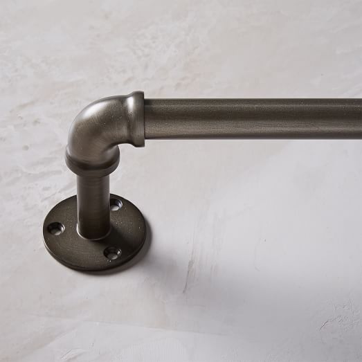 Industrial Pipe Adjustable Rods west elm