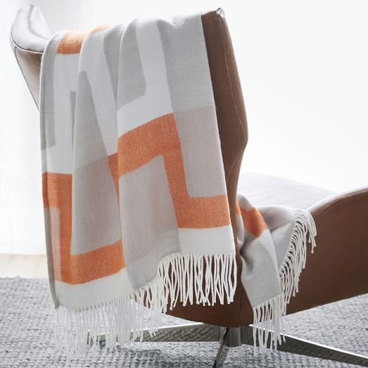 Warmest Throw Oversized Geo west elm