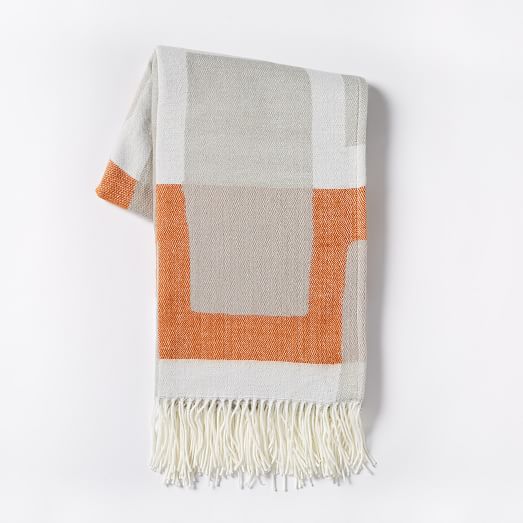 Warmest Throw Oversized Geo west elm