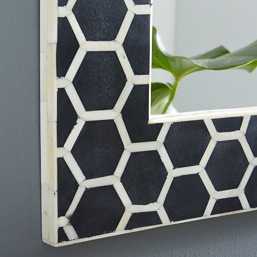 bone inlay floor mirror black west elm bone inlay floor mirror black west elm