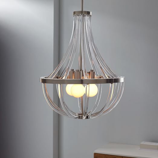 Acrylic Curve Chandelier west elm