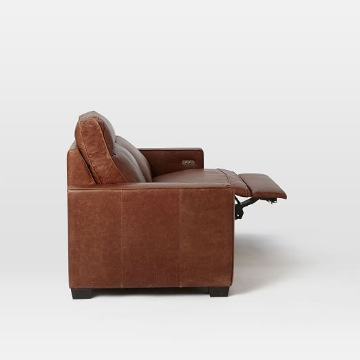 Henry® Leather Power Recliner Sofa (77") west elm