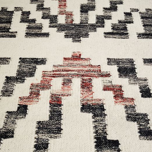 Geometric Steps Kilim Rug west elm