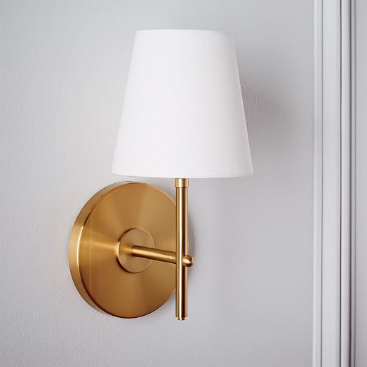 Arc MidCentury Sconce Single west elm