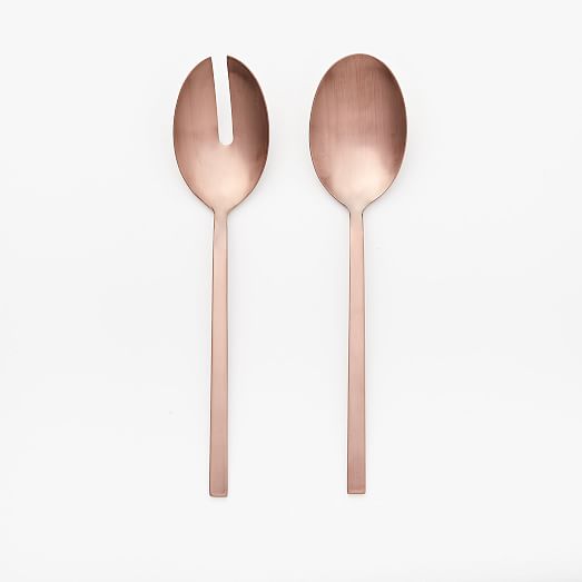 Copper Salad Serving Spoons west elm