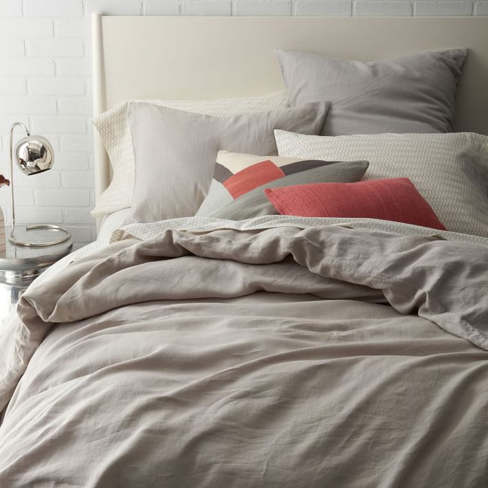 Belgian Flax Linen Duvet Cover Shams West Elm