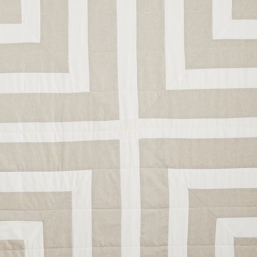 Louise Gray Quilt No. 7 west elm