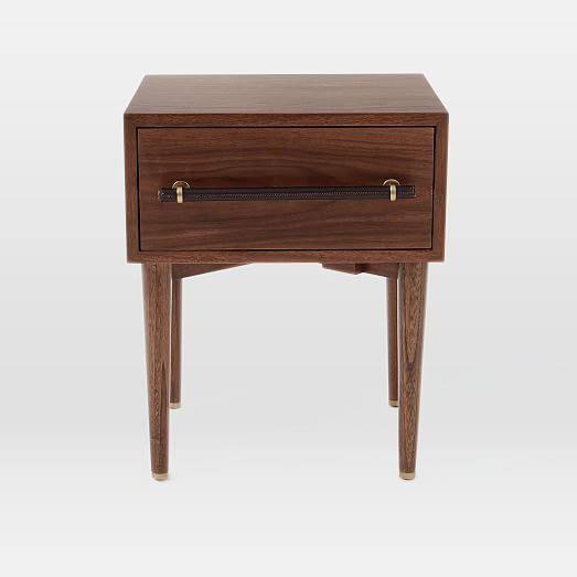 Benson Nightstand Dark Walnut west elm