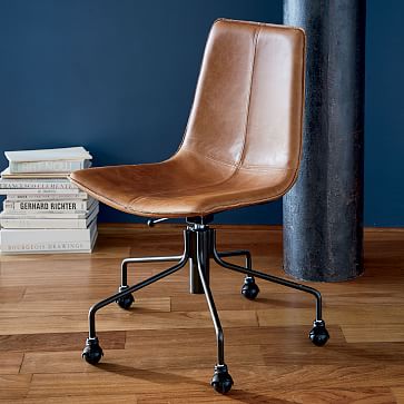 Slope Leather Office Chair | west elm