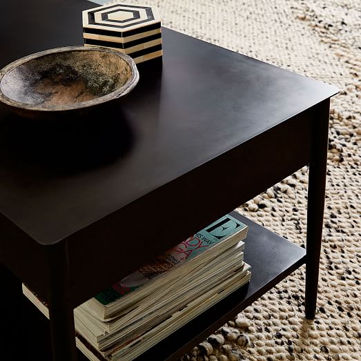 Metalwork Coffee Table HotRolled Steel Finish west elm