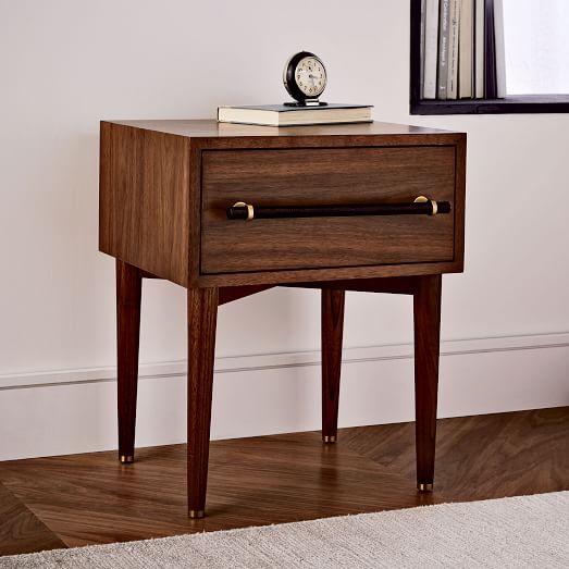 Benson Nightstand Dark Walnut west elm