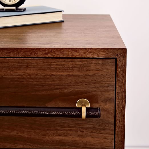 Benson Nightstand Dark Walnut west elm