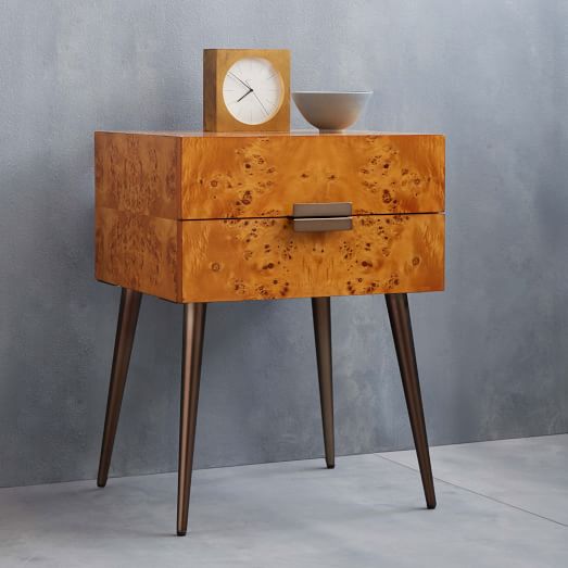 Burl Nightstand west elm