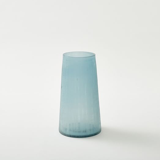 Frosted Mesh Glass Vase west elm