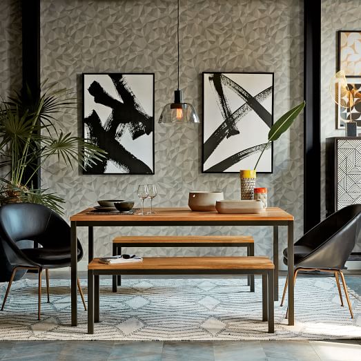 Box Frame Dining Table Wood west elm