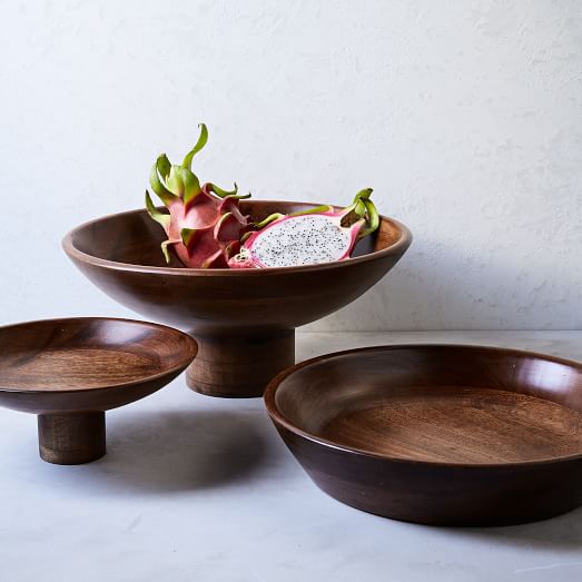 Commune Wood Fruit Bowls west elm