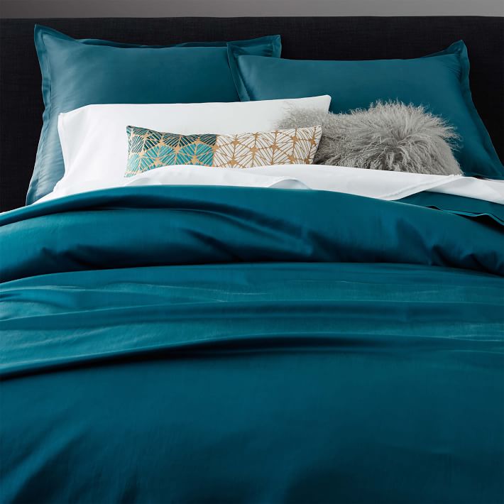 Silk Duvet Cover Shams West Elm