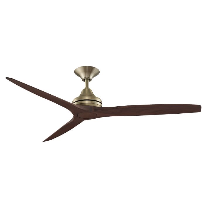 Curved Wood Metal Ceiling Fan West Elm