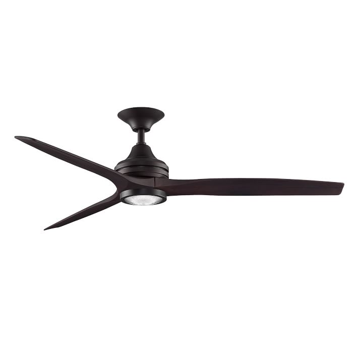 Curved Wood Metal Ceiling Fan West Elm