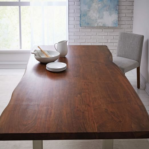 Live Edge Wood Dining Table west elm