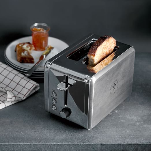 Williams Sonoma Open Kitchen 2Slice Stainless Steel Toaster west elm
