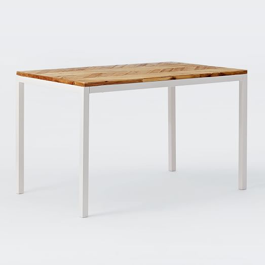 Box Frame Chevron Dining Table west elm