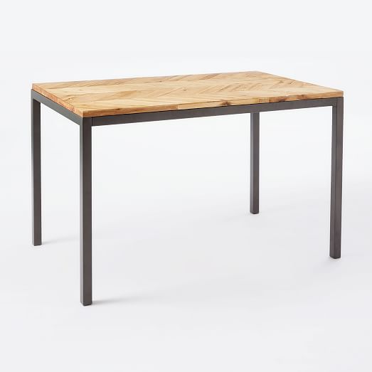 Box Frame Chevron Dining Table west elm