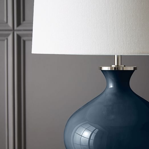 west elm + Rejuvenation Colored Glass Table Lamp - Small ...