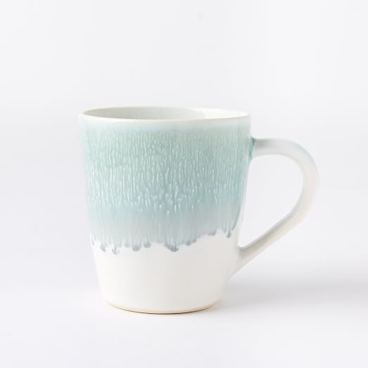 Reactive Glaze Mugs (Set of 4) Dusty Mint west elm