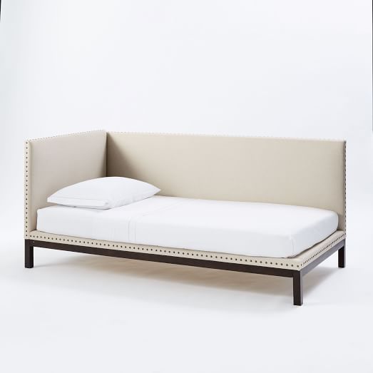 Nailhead Upholstered Daybed Mattress Covers west elm