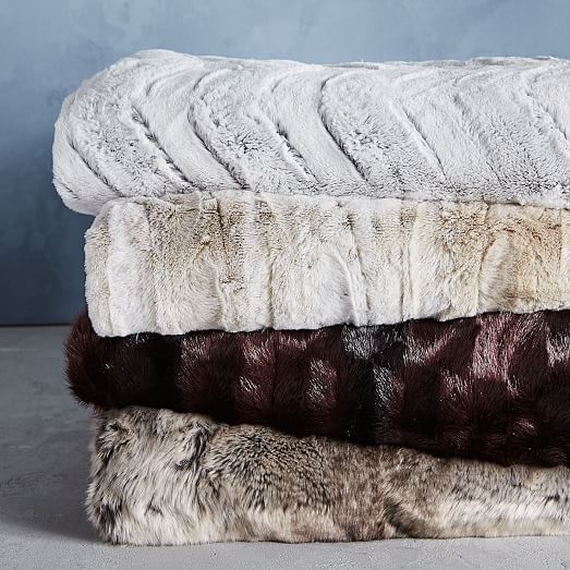 Faux Fur Throws west elm