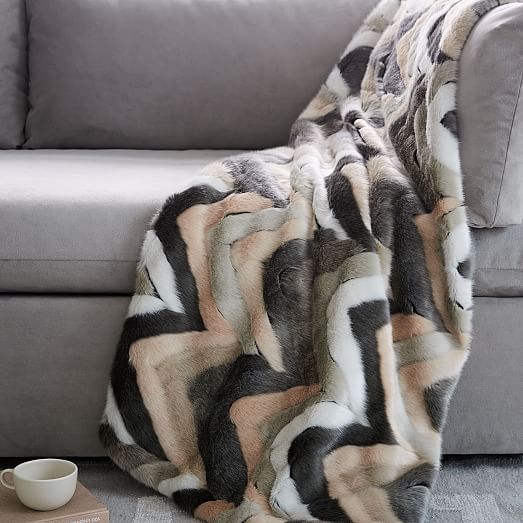 Faux Fur Throws west elm