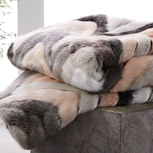 Faux Fur Throws west elm
