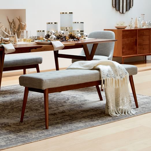 Tufted Dining Bench west elm