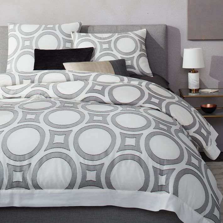 On Closure Duvet Cover West Elm Roar Rabbit Roundabout Jacquard Duvet Cover Full Queen Slate