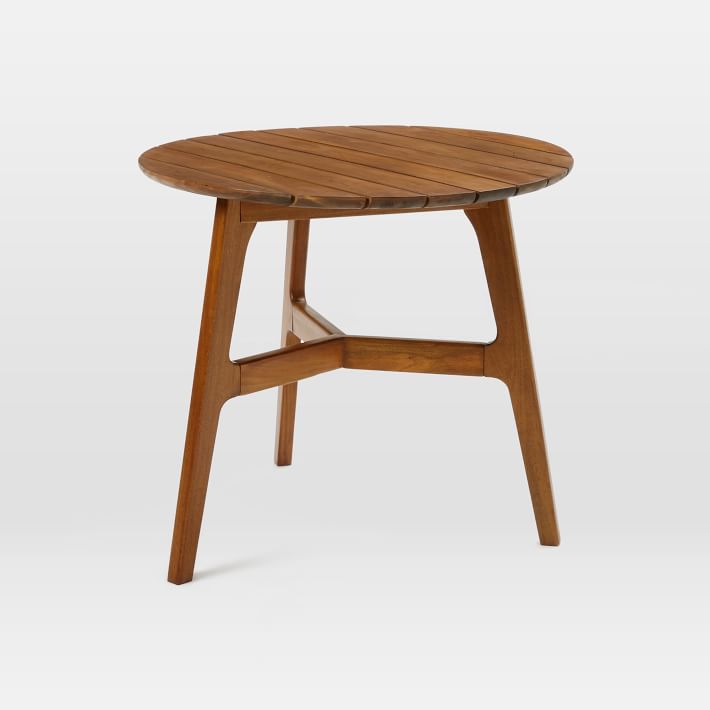 Mid Century Bistro Table Auburn West Elm