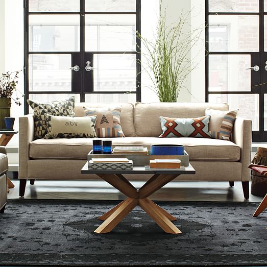 Dunham Box Cushion Sofa (84") west elm