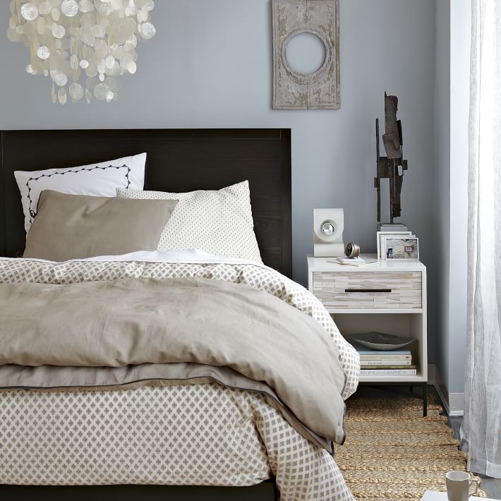 Linen Cotton Duvet Cover Plaster West Elm
