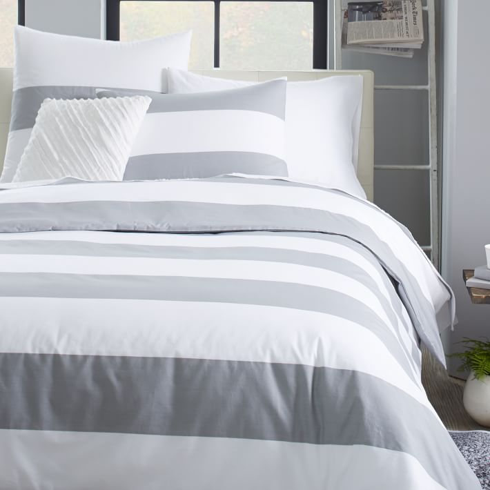 Mod Stripe Duvet Cover Shams West Elm