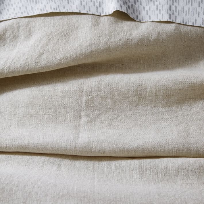 Belgian Flax Linen Duvet Cover Shams Natural West Elm