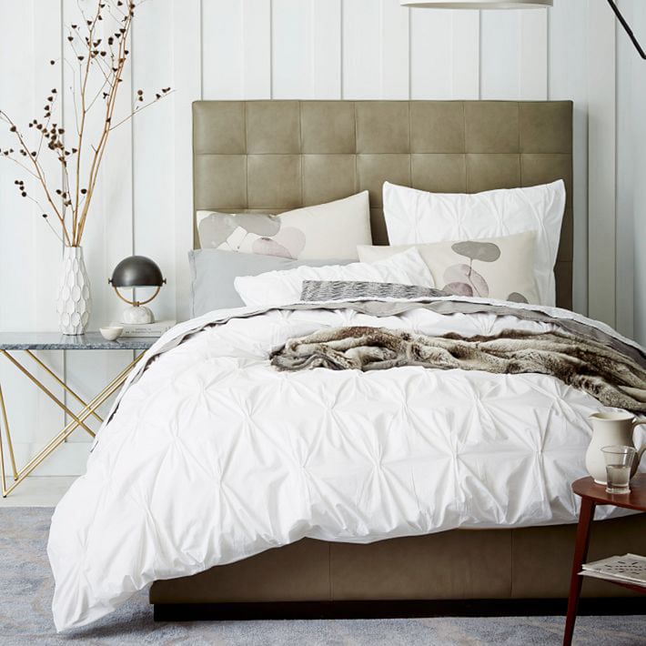 Anic Cotton Pintuck Duvet Cover Shams West Elm