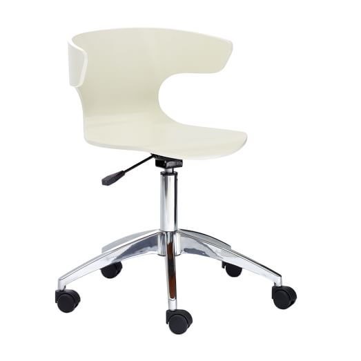 Wrap Office Seat, White