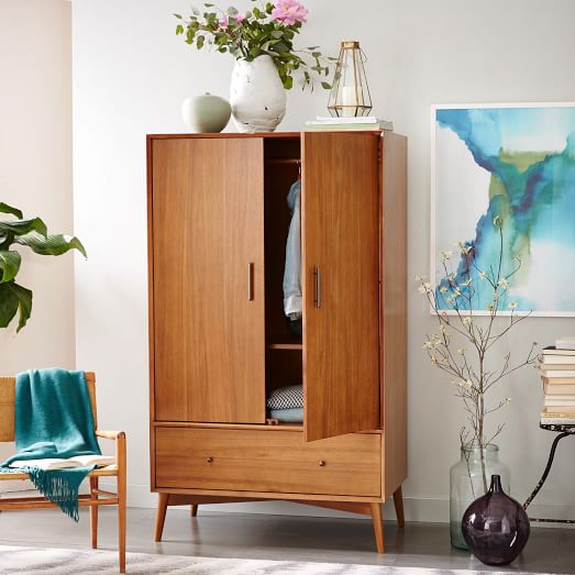 Mid-Century Wardrobe - Acorn | west elm - 