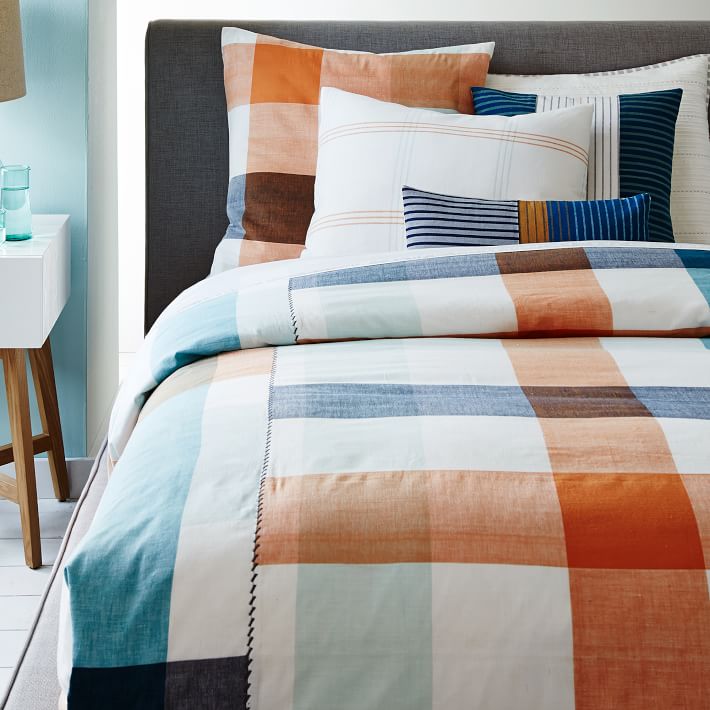 Steven Alan Bold Plaid King Sham West Elm