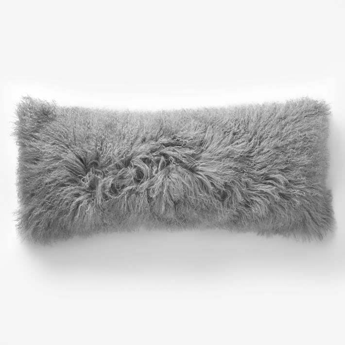 Mongolian Lamb Pillow Cover Mongolian Lamb Pillow Cover Add Some