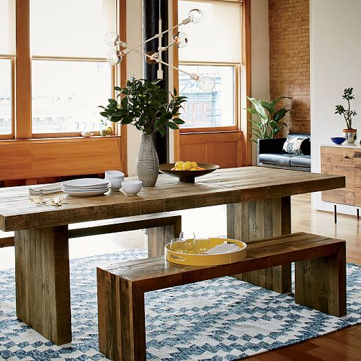 Emmerson® Reclaimed Wood Expandable Dining Table west elm