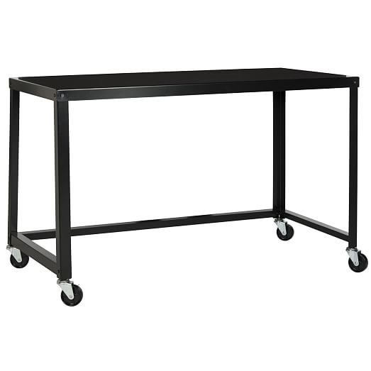 Simple Metal Desk Black west elm