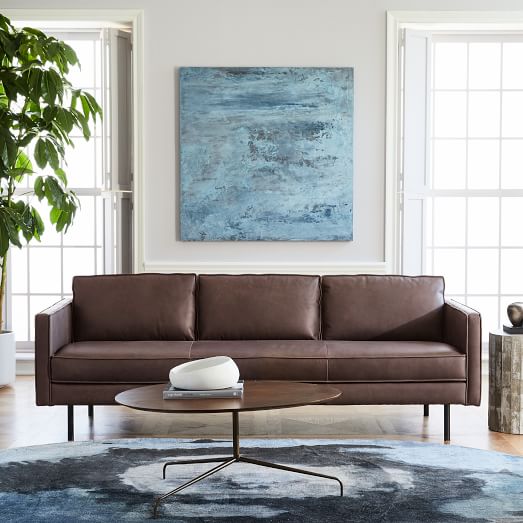 Axel Leather Sofa (89") west elm