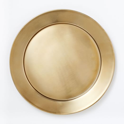 Metal Charger - Gold | west elm