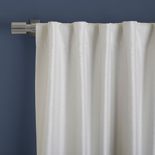 Greenwich Curtain + Blackout Liner - Ivory | west elm